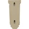 Ekena Millwork 6"W x 7"D x 13 1/4"H Devon Traditional Wood Corbel, Rubberwood CORW06X07X13DERW - alternate 4